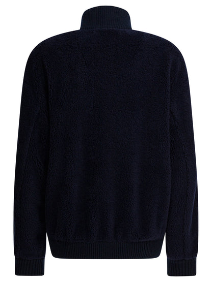 Prada Wool-blend fleece jacket - Blue