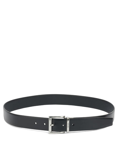 Prada Reversible leather belt - Black