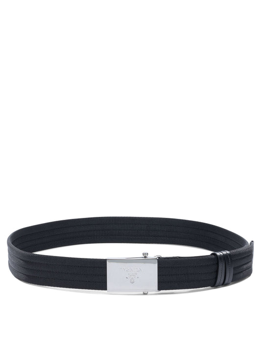 Prada Fabric belt - Black