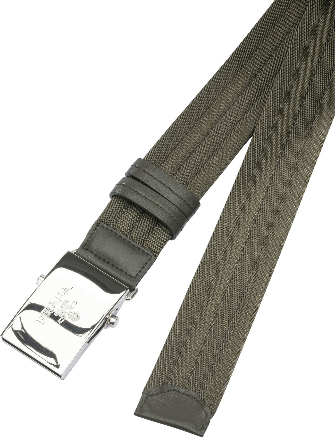 Prada Fabric belt - Green