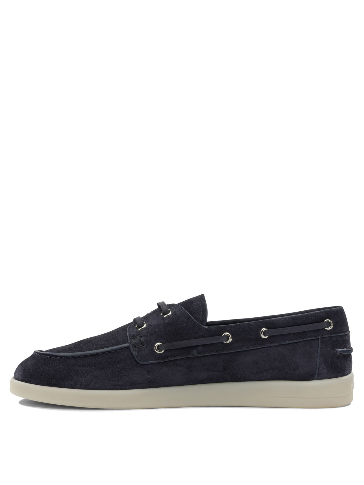 Prada Suede lace-up loafers - Blue