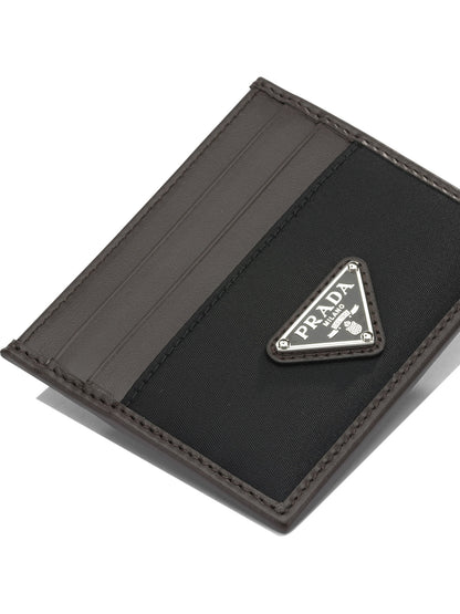 Prada Re-Nylon "Speedrock" Card Holder - Black