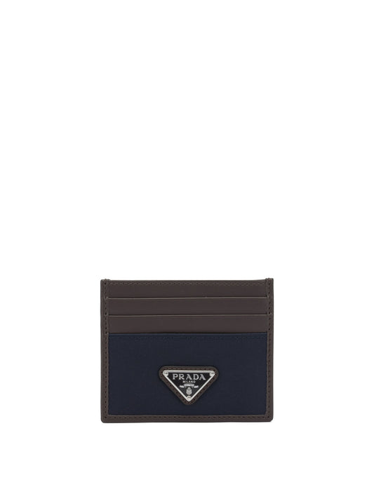 Prada Re-Nylon "Speedrock" Card Holder - Blue