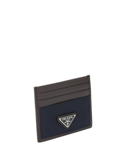 Prada Re-Nylon "Speedrock" Card Holder - Blue