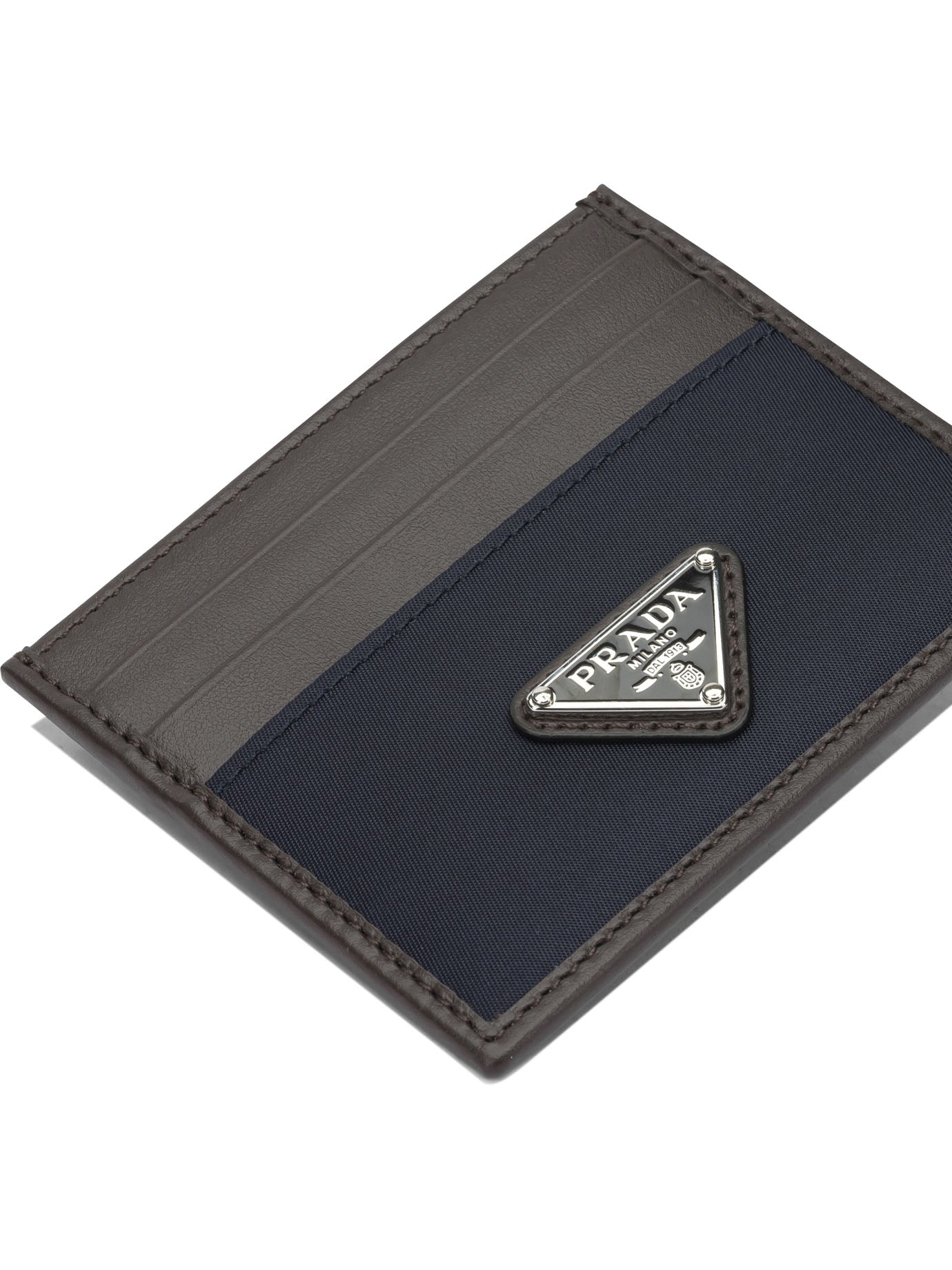 Prada Re-Nylon "Speedrock" Card Holder - Blue