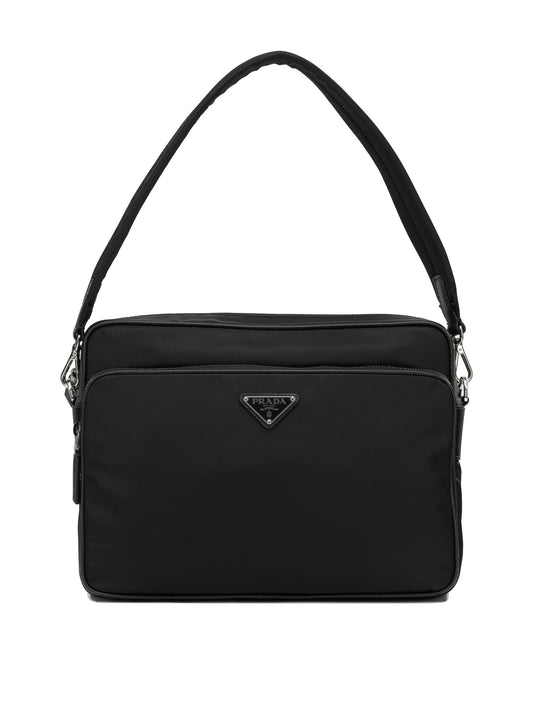 Prada Re-Nylon Medium Shoulder Bag - Black