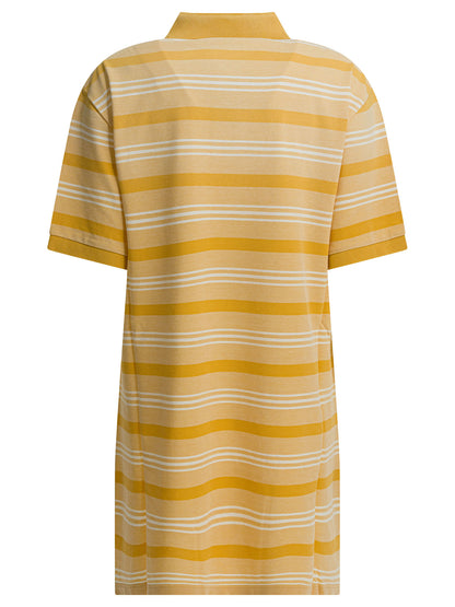 Prada Polo dress with logo - Yellow