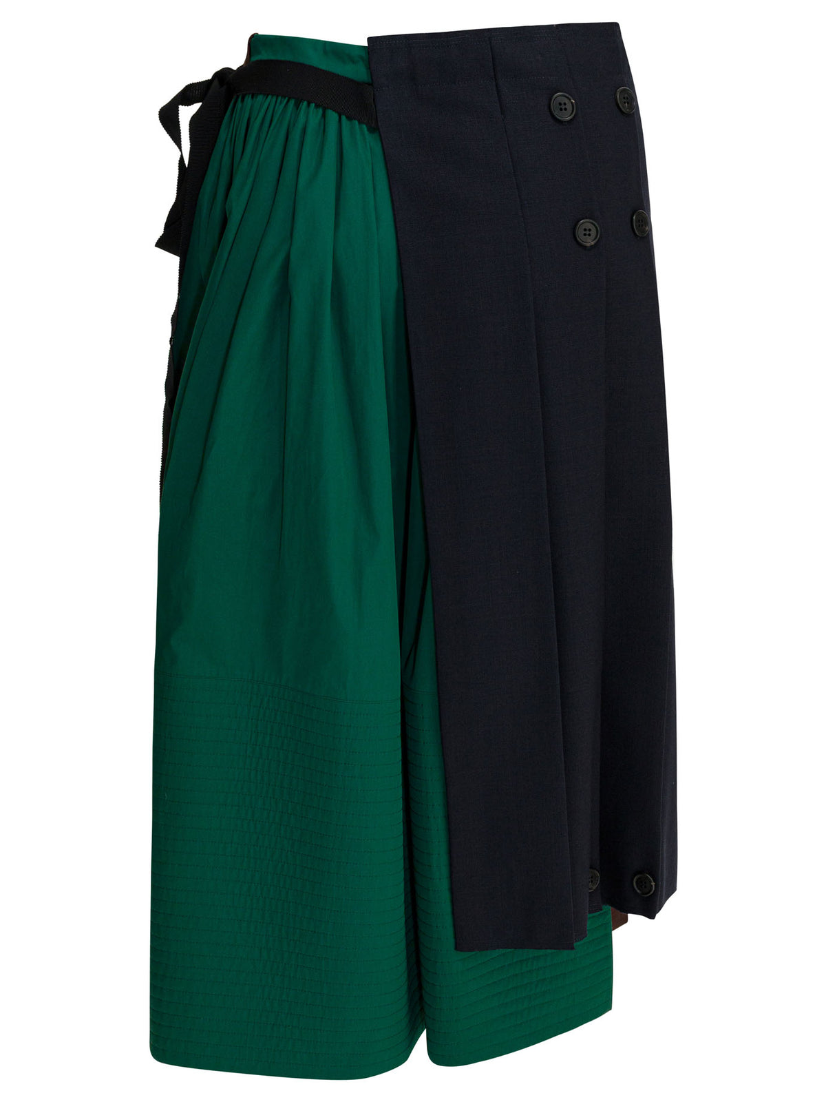 Prada "Patchwork" midi skirt - Blue