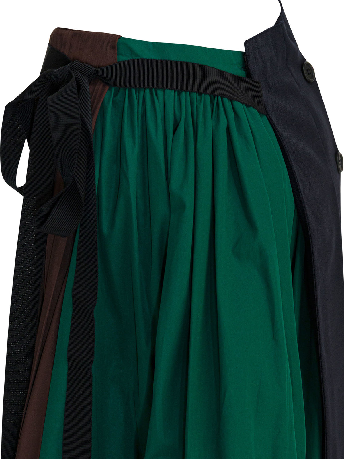 Prada "Patchwork" midi skirt - Blue