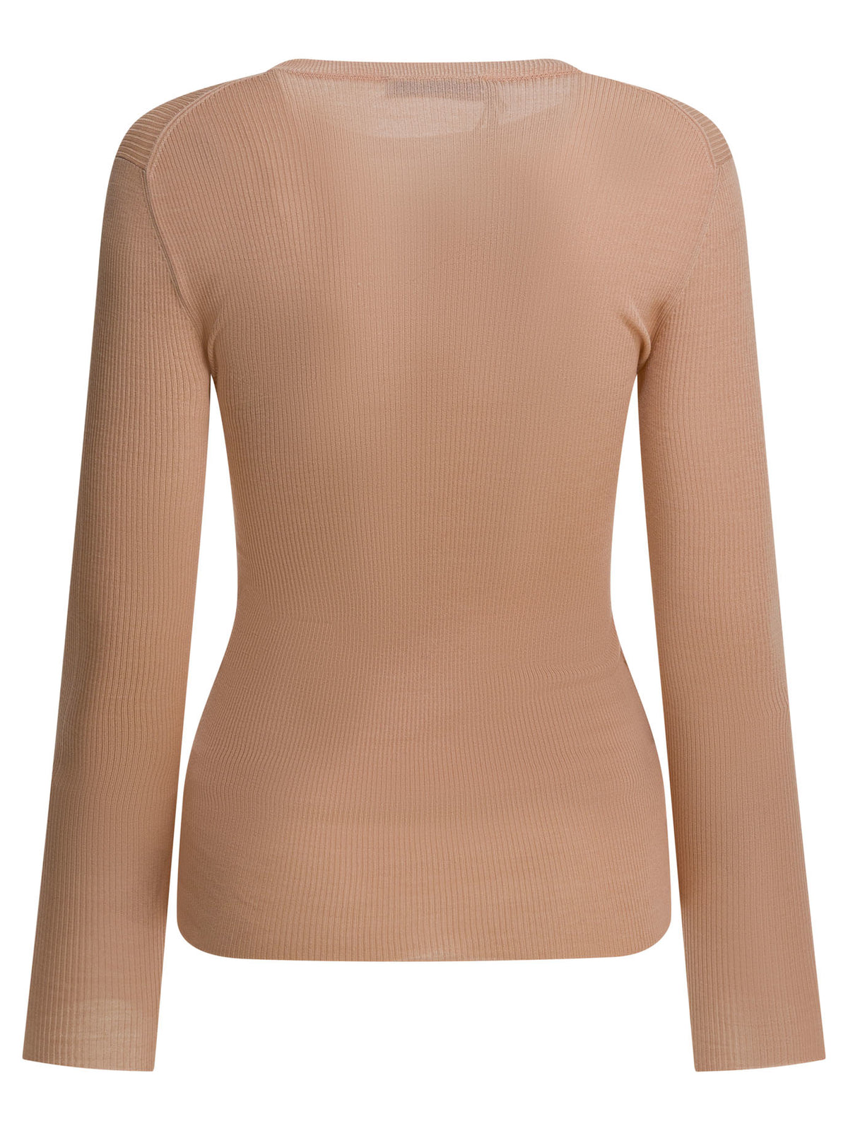 Prada Wool crewneck sweater with logo - White