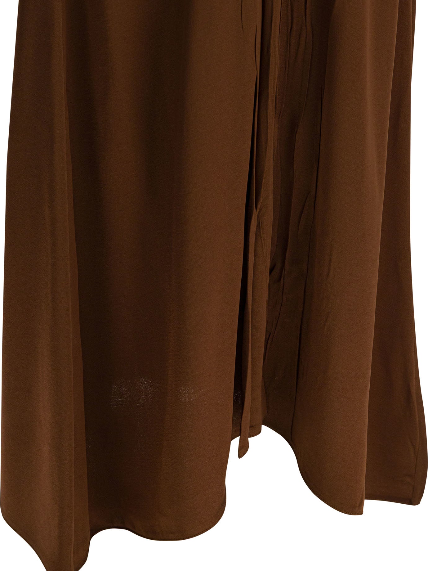 Prada Long V-neck dress - Brown