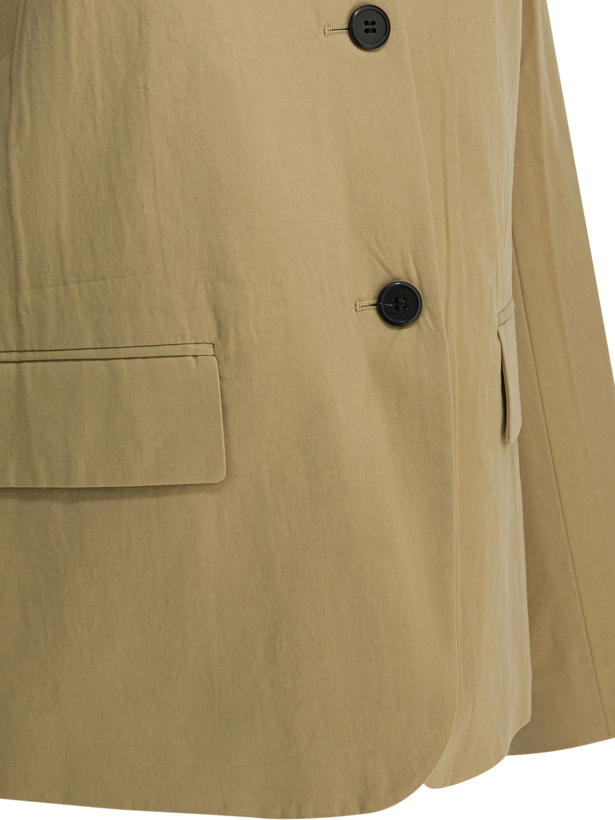 Prada Single-breasted cotton blazer - Beige