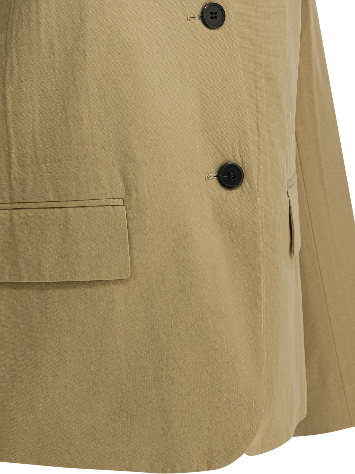 Prada Single-breasted cotton blazer - Beige
