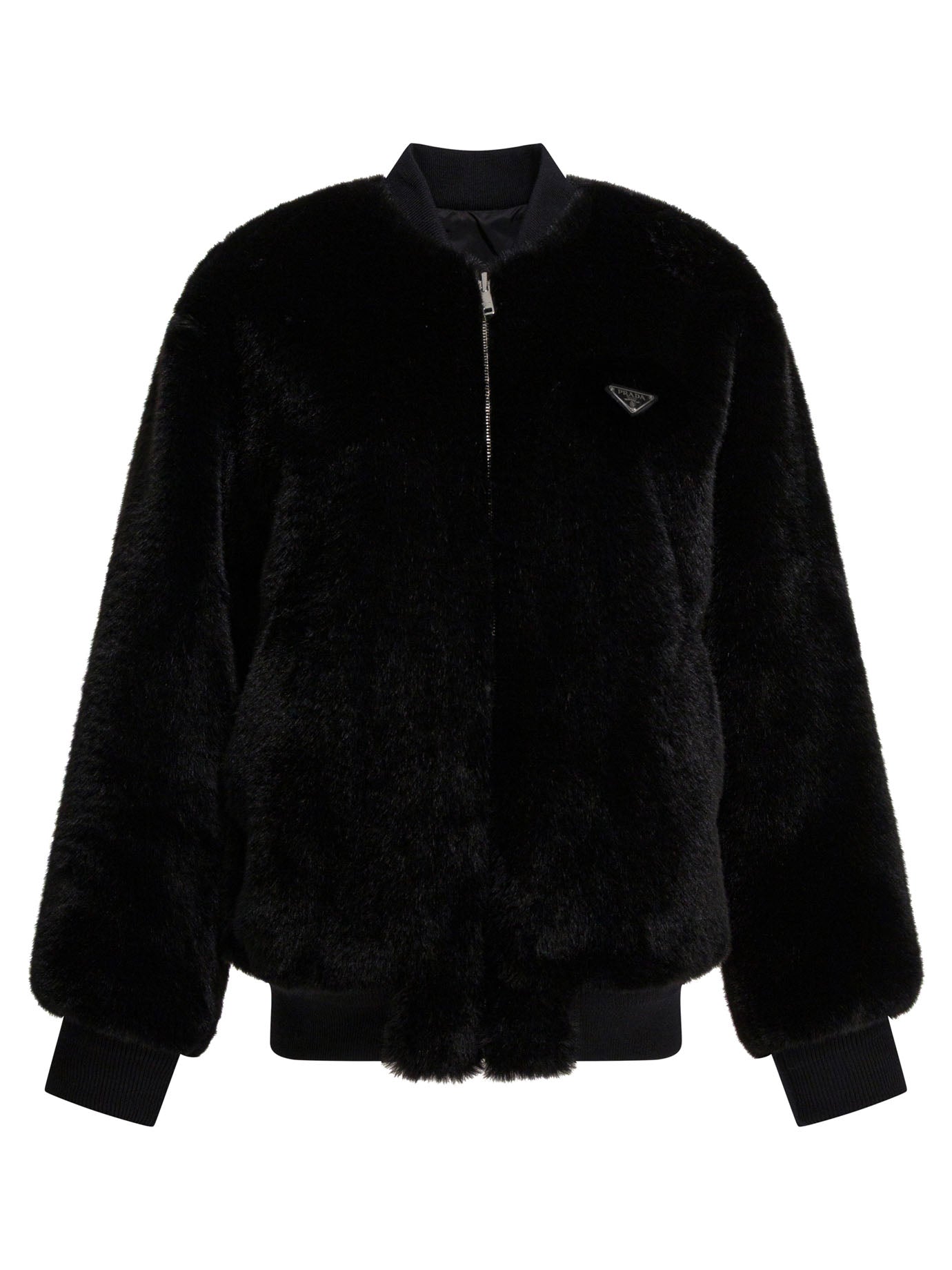 Prada Re-Nylon Reversible Bomber Jacket - Black