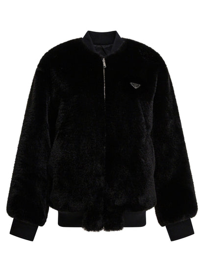 Prada Re-Nylon Reversible Bomber Jacket - Black