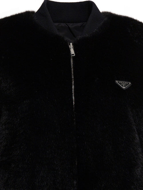 Prada Re-Nylon Reversible Bomber Jacket - Black