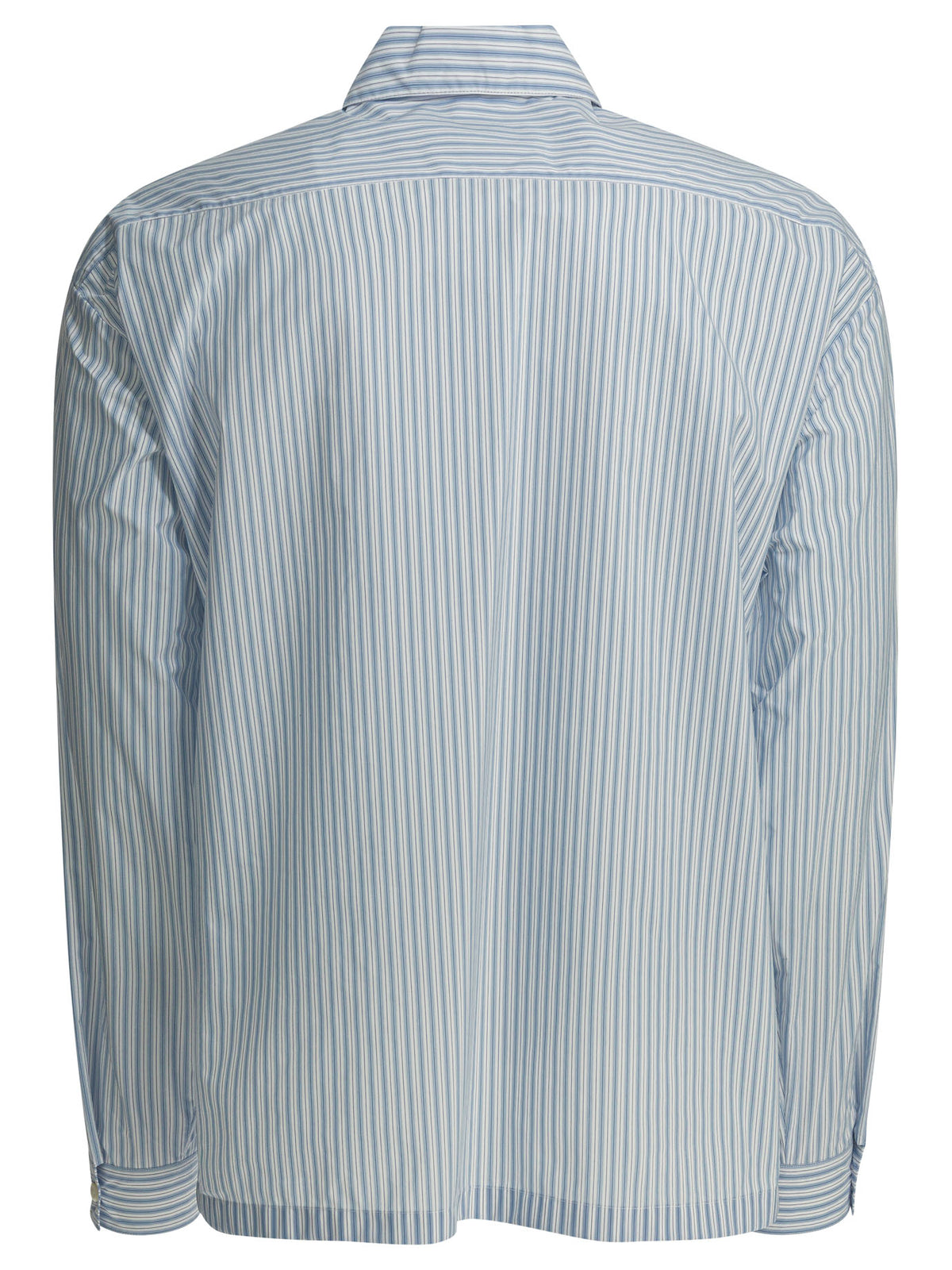 Prada Striped shirt with zipper - Light Blue