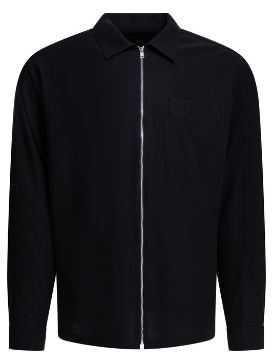 Prada Casual zippered shirt - Black