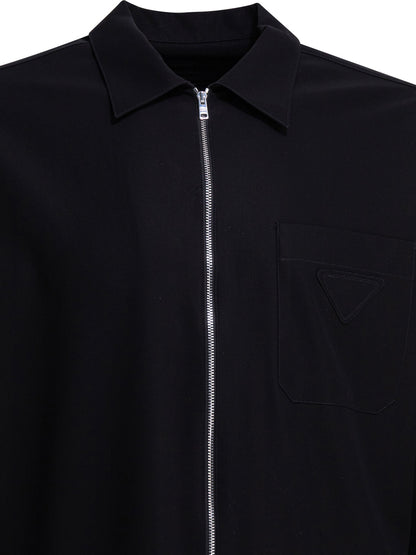 Prada Casual zippered shirt - Black