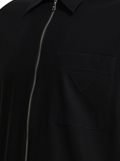 Prada Casual zippered shirt - Black