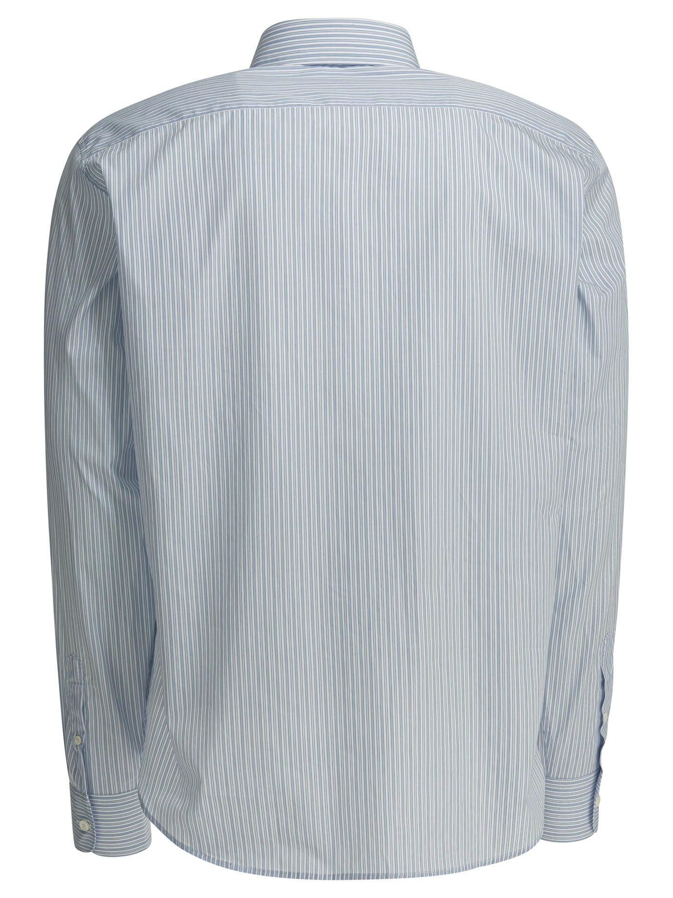 Prada Cotton shirt with logo - Light Blue