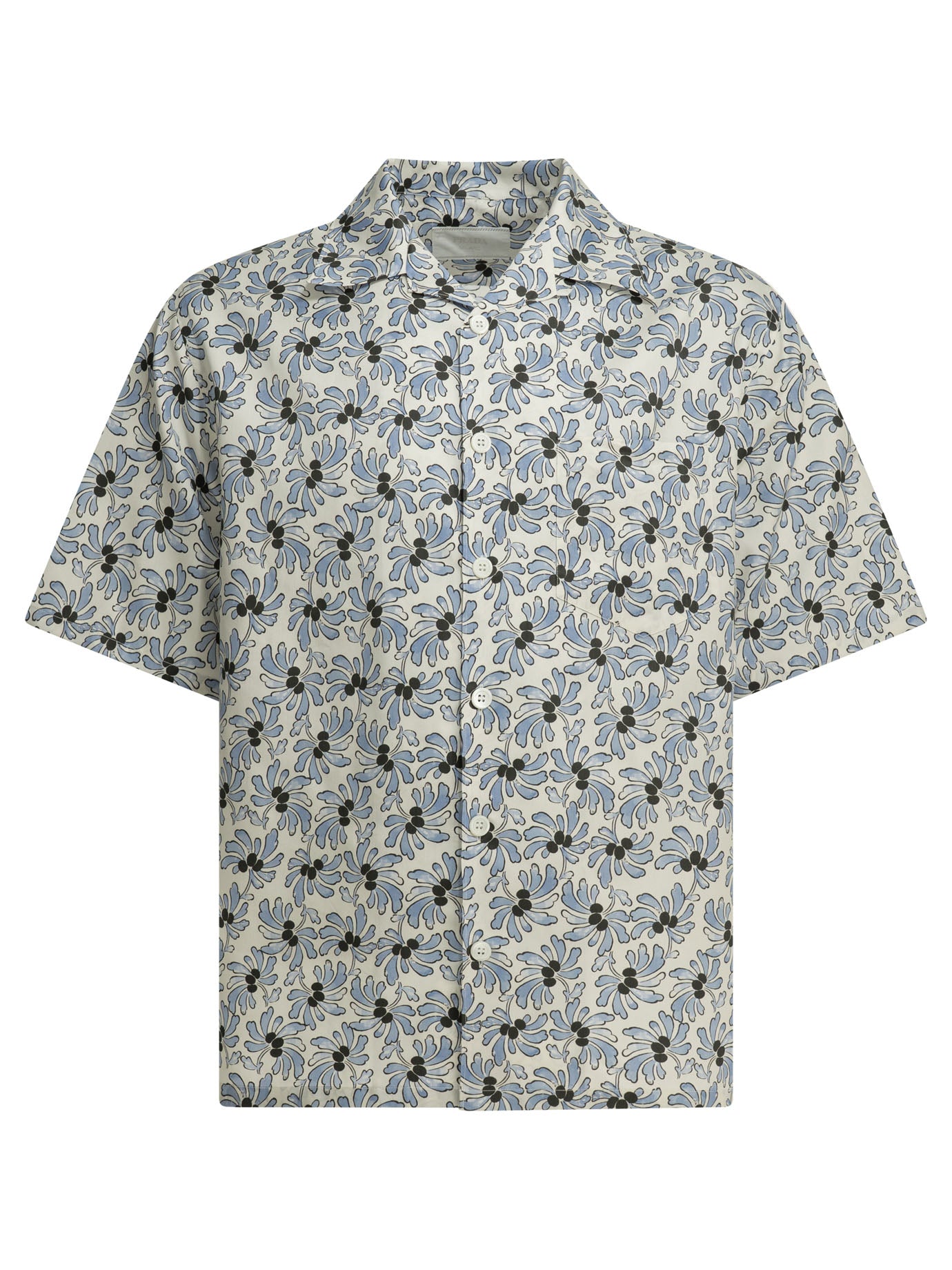Prada Casual floral shirt - Light Blue