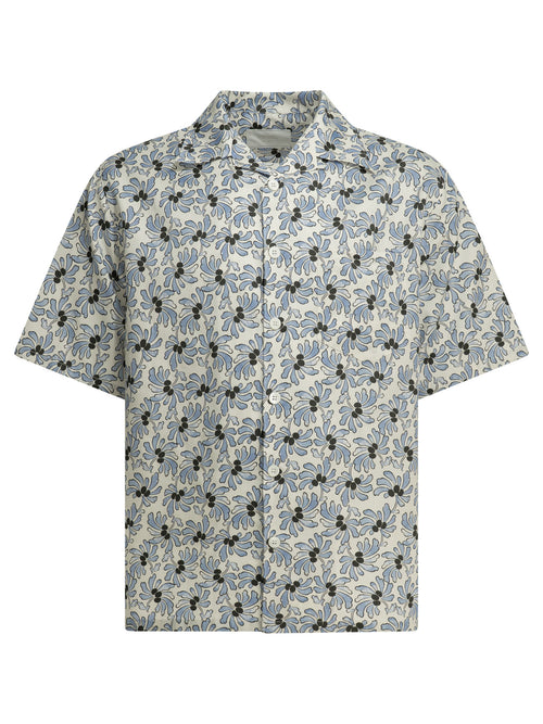 Prada Casual floral shirt - Light Blue