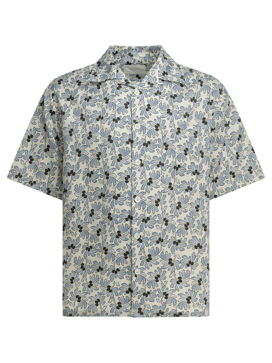 Prada Casual floral shirt - Light Blue
