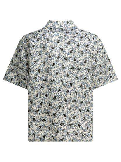 Prada Casual floral shirt - Light Blue