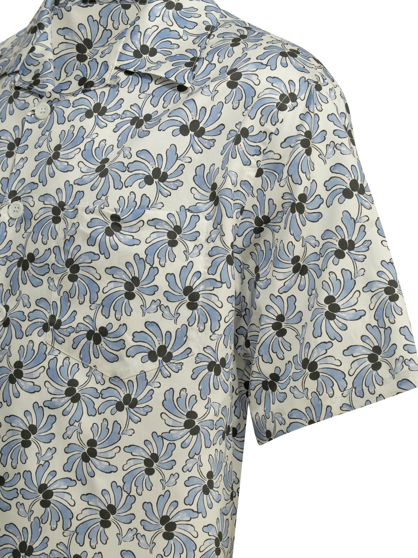 Prada Casual floral shirt - Light Blue