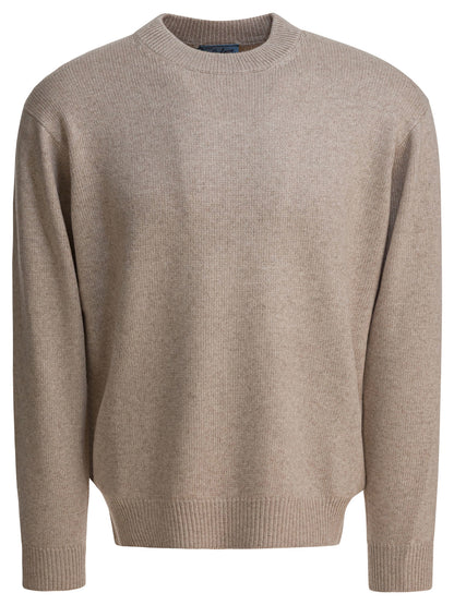 Prada Re-Cashmere crewneck Sweater - Beige