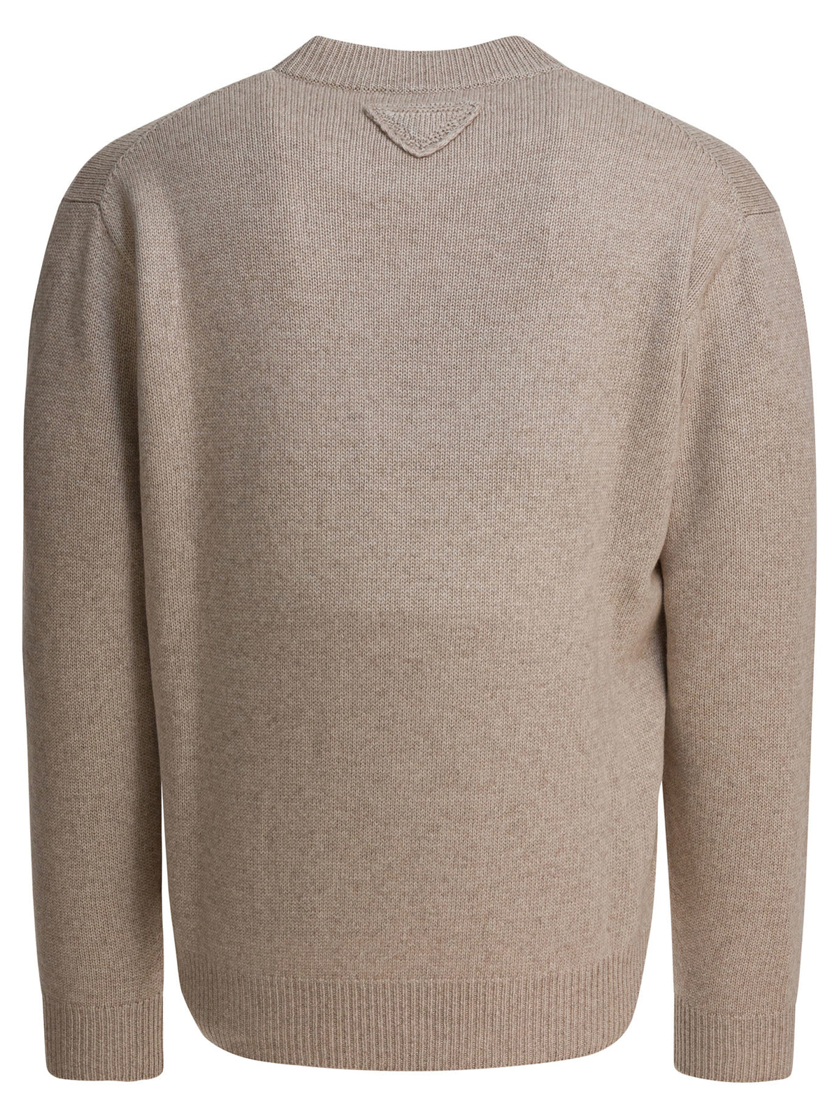 Prada Re-Cashmere crewneck Sweater - Beige