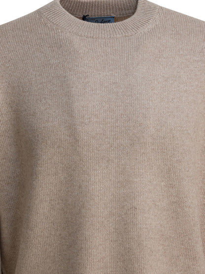 Prada Re-Cashmere crewneck Sweater - Beige