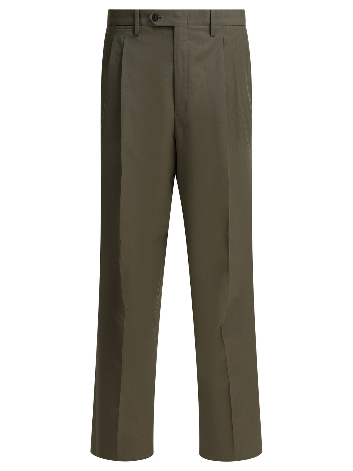 Prada Wool wide-leg pants - Green