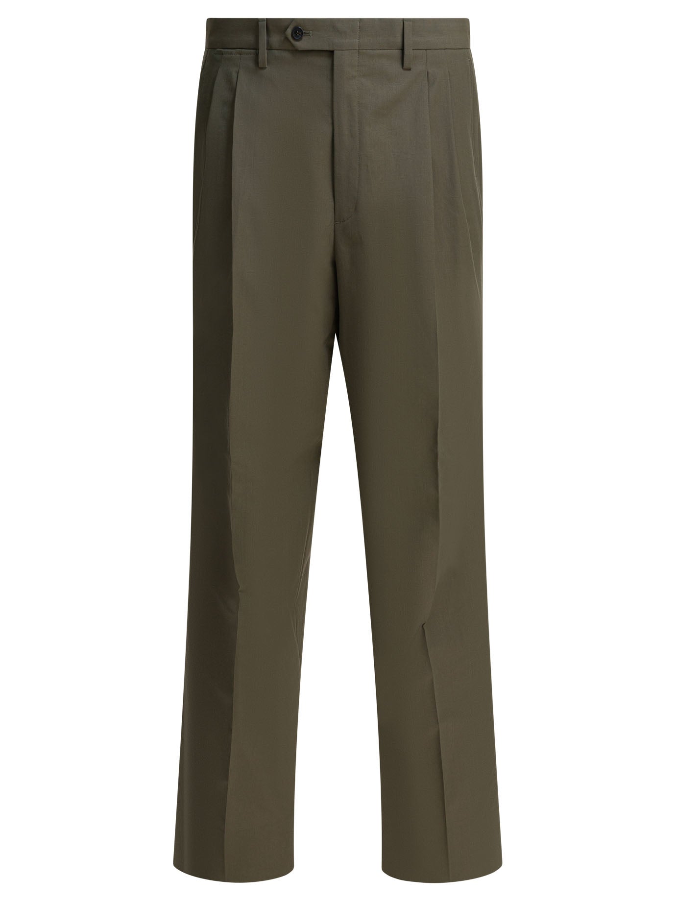 Prada Wool wide-leg pants - Green