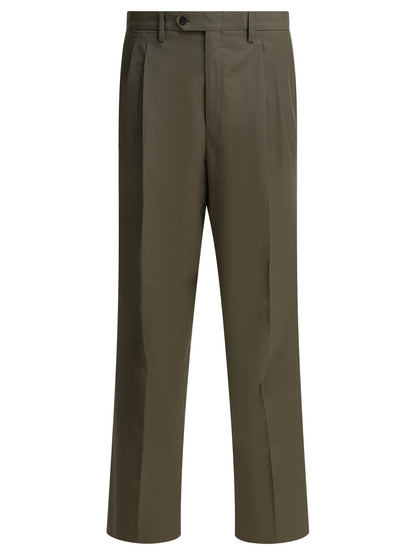Prada Wool wide-leg pants - Green