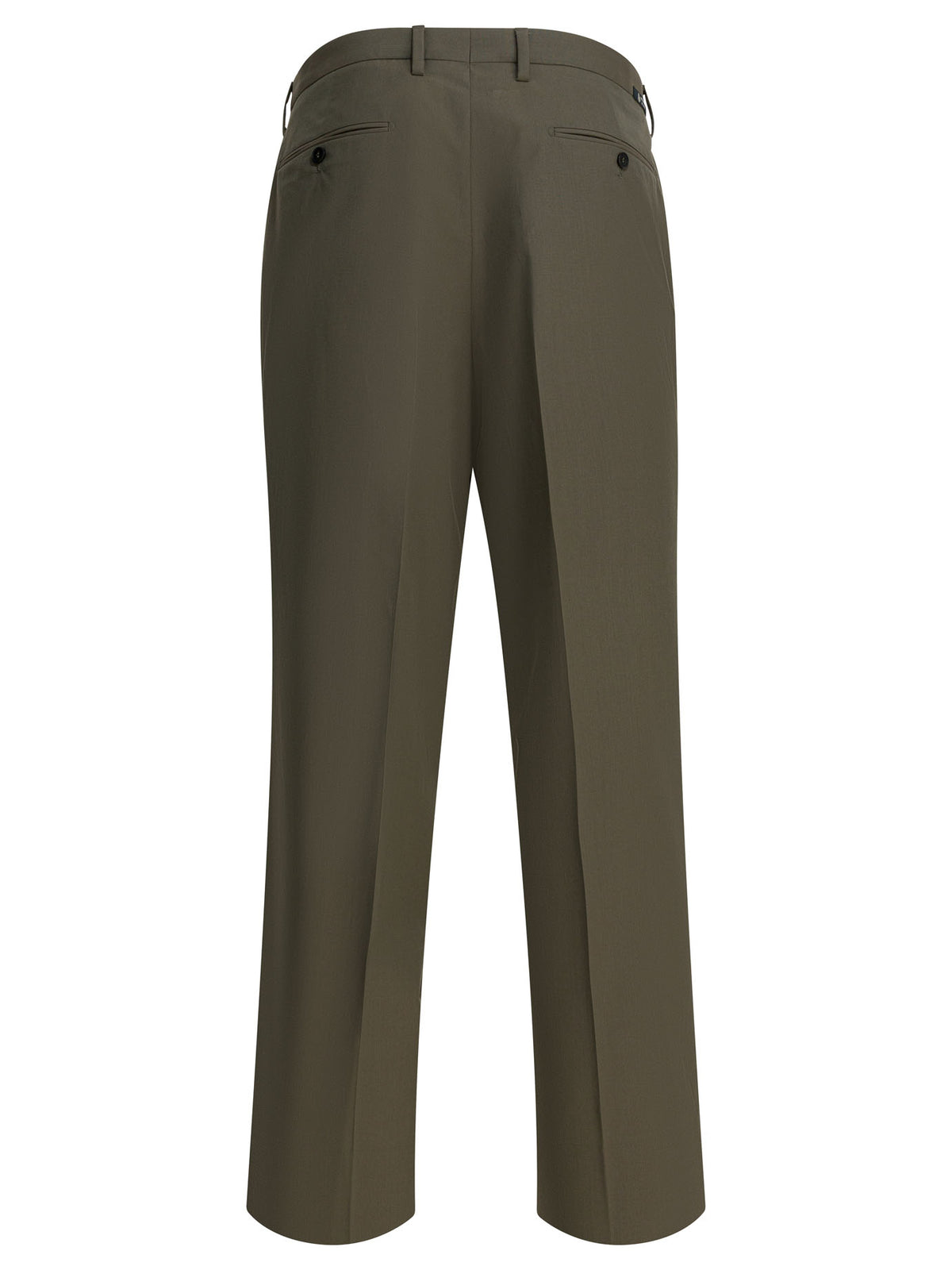 Prada Wool wide-leg pants - Green