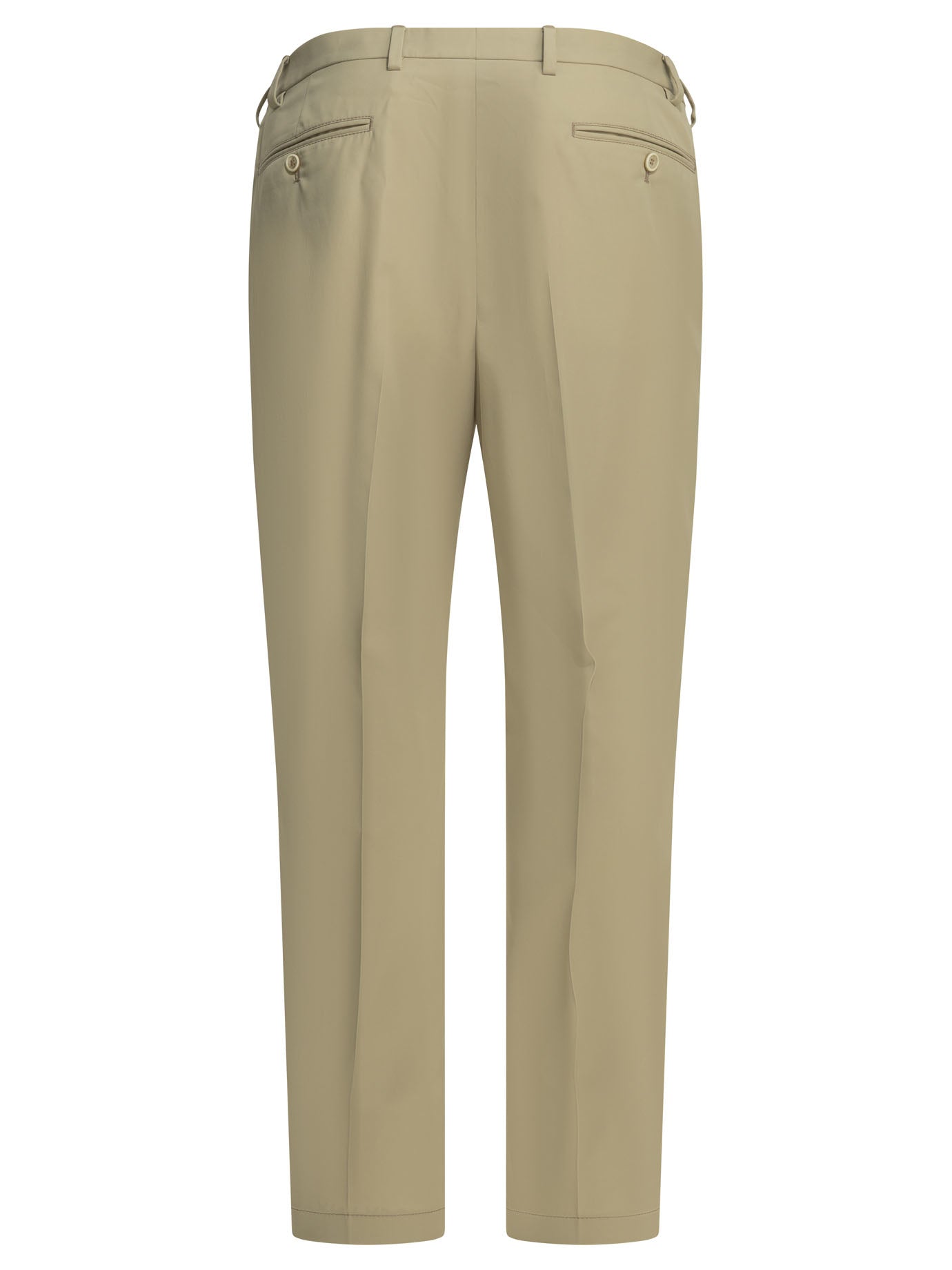 Prada Tailored pants with logo - Beige