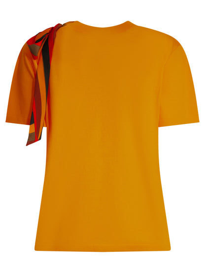 Pucci Knitted crew neck T-shirt - Orange