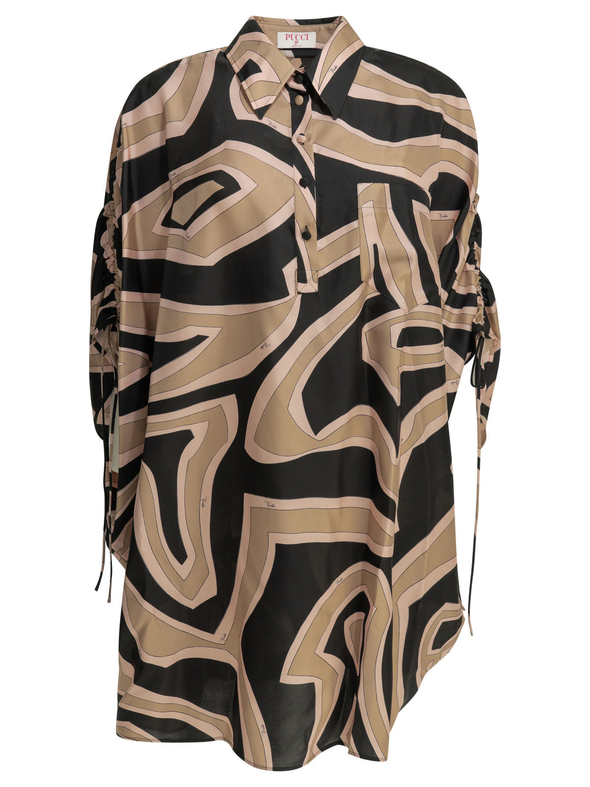 Pucci "Labirinto" short kaftan dress - Pink