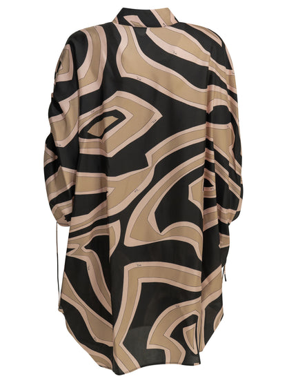 Pucci "Labirinto" short kaftan dress - Pink