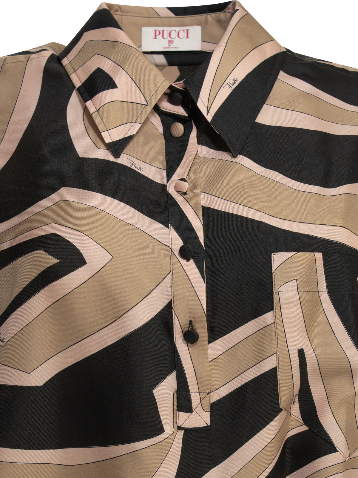 Pucci "Labirinto" short kaftan dress - Pink