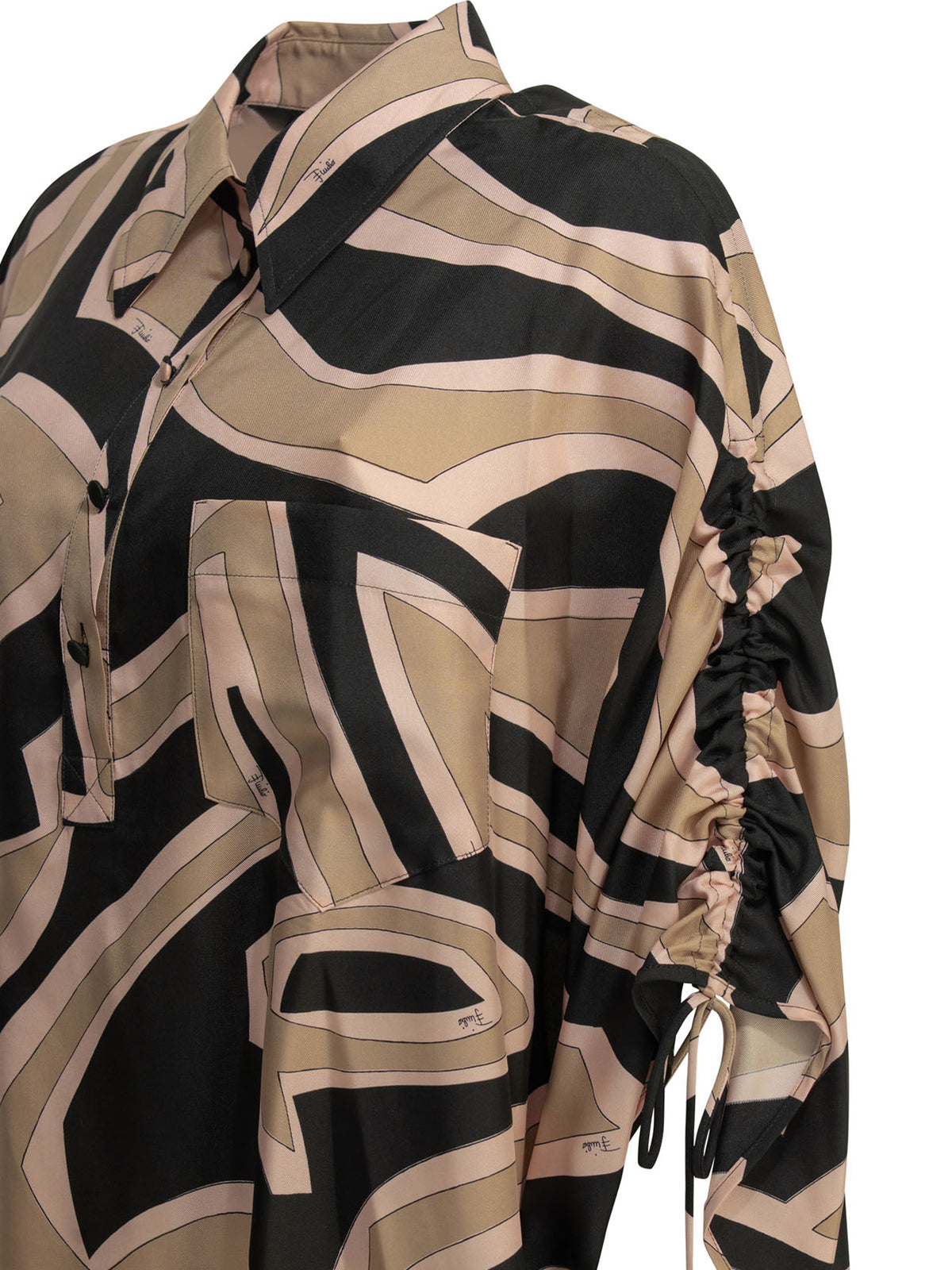 Pucci "Labirinto" short kaftan dress - Pink