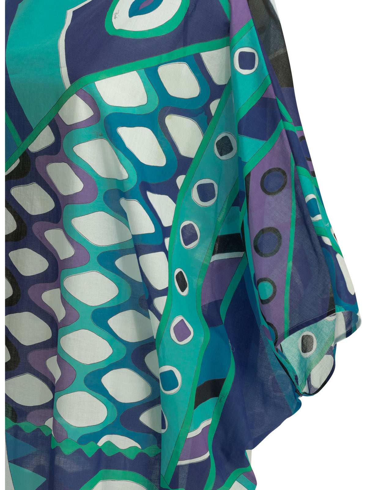 Pucci "Vivara" Short caftan dress - Blue