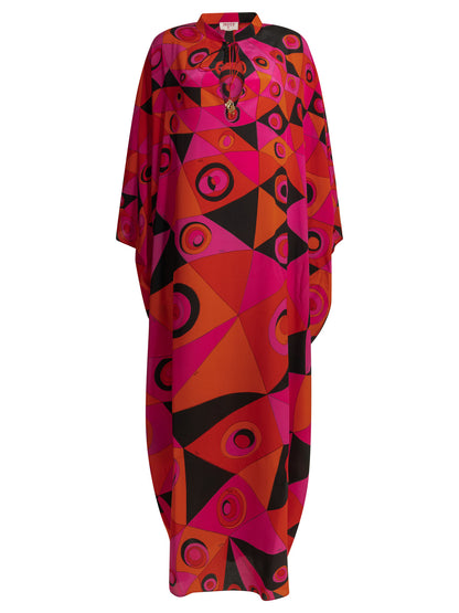 Pucci "Occhi" caftan dress - Pink