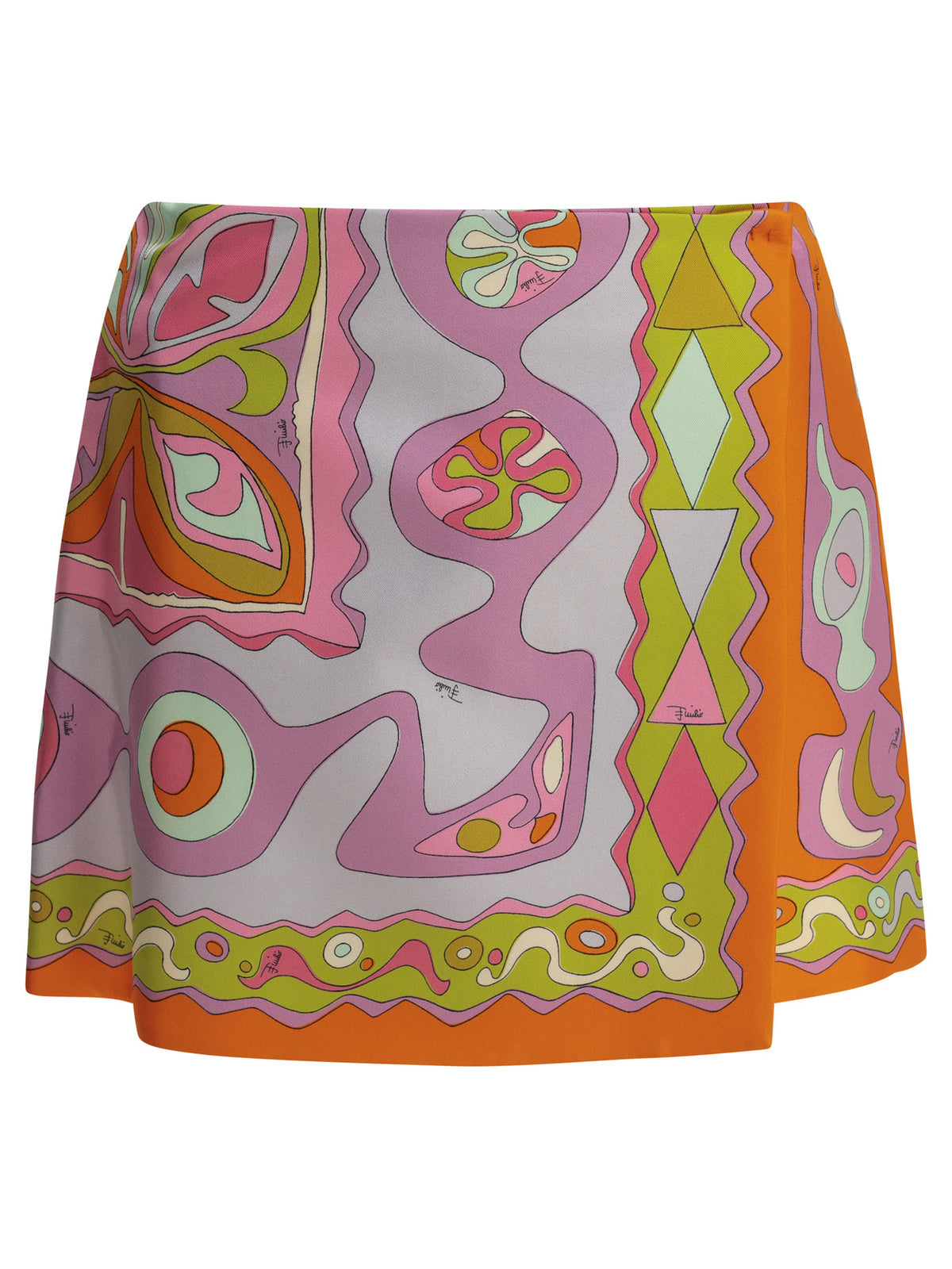 Pucci "Angoli" Wrap Skirt - Multicolour