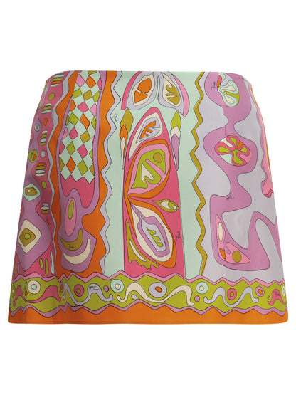 Pucci "Angoli" Wrap Skirt - Multicolour
