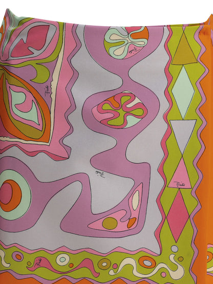 Pucci "Angoli" Wrap Skirt - Multicolour