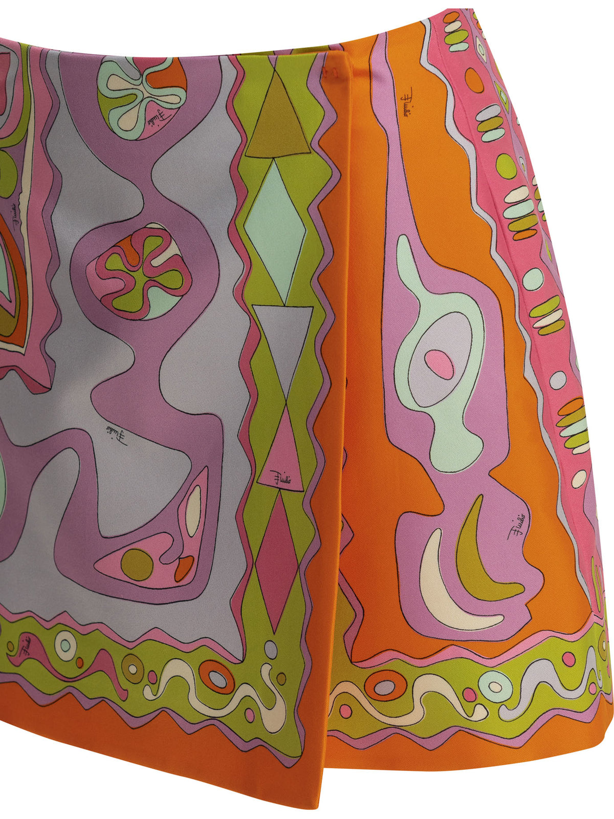 Pucci "Angoli" Wrap Skirt - Multicolour