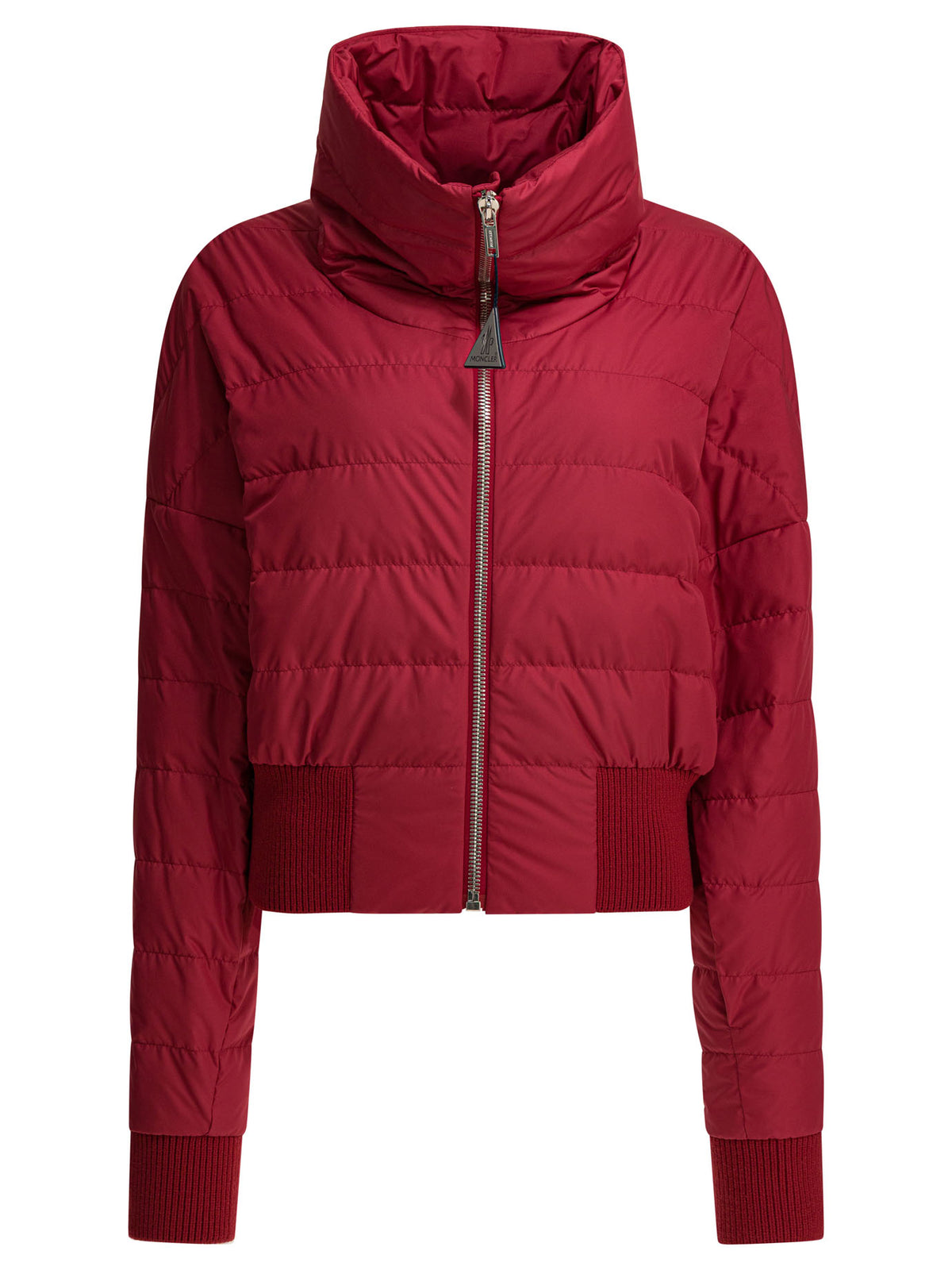 Rick Owens "Cropped" Down Jacket x Moncler - Red